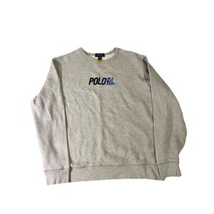 Polo Ralph Grey Lauren Sweatshirt Boys Size XL 18-20 Black